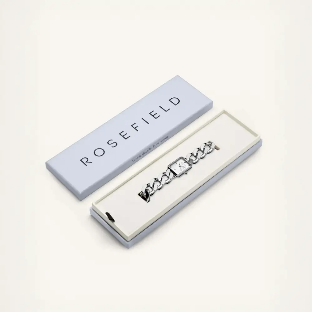 Zilverkleurige Octagon XS Studio-edition polselyx in presentdoos voor The Octagon