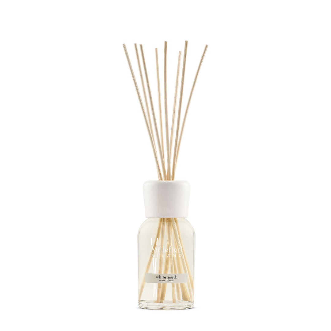 MM Milano Reed Diffuser 250 ml in White Musk geur met stijlvolle flacon en geurstokjes