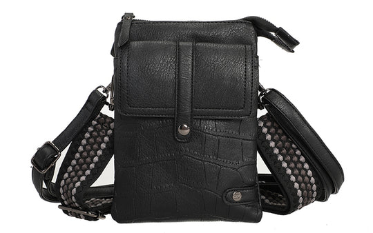 Black telefoon- en schoudertasje Tyler