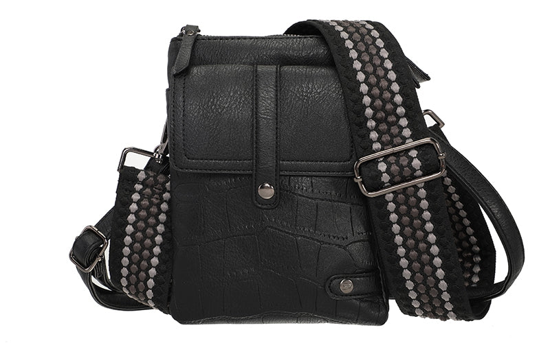 Black telefoon- en schoudertasje Tyler