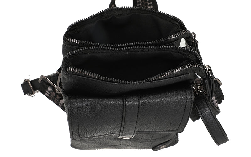 Black telefoon- en schoudertasje Tyler