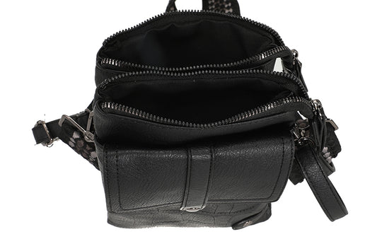 Black telefoon- en schoudertasje Tyler