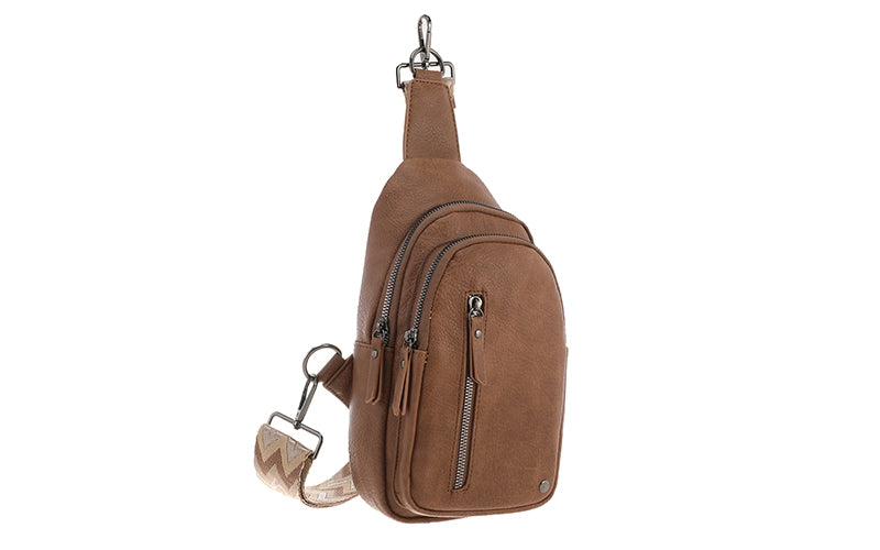 Camel crossbodytas Mattie