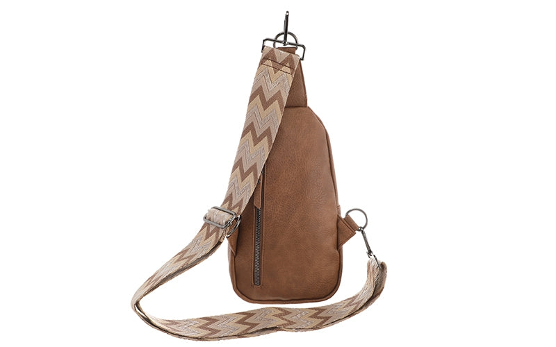 Camel crossbodytas Mattie