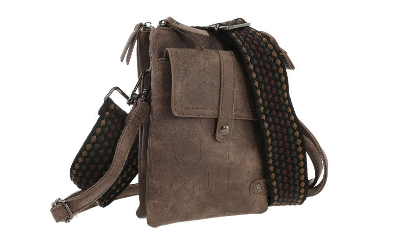 Browny telefoon- en schoudertasje Tyler