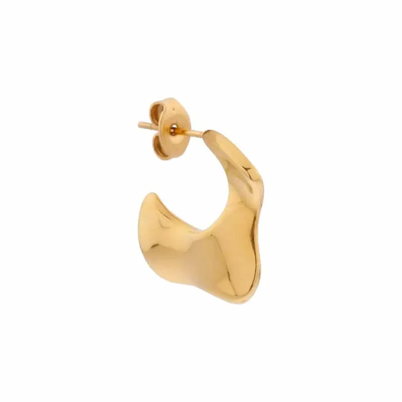 Kiki Mare hoop elegante gouden oorbellen voor een stijlvolle look en tijdloze elegantie