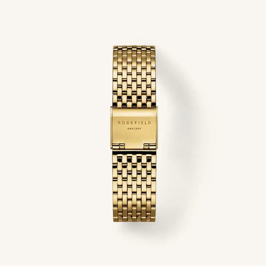 Gold-toned metalen band voor Rosefield Heirloom Dial Steel Gold horloge