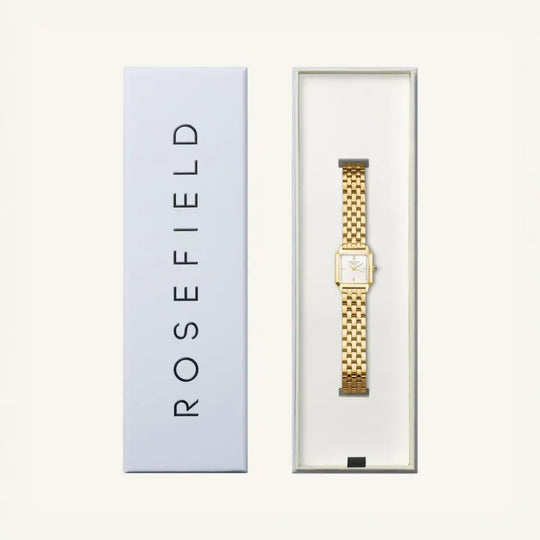 Gold-tonen horloge in Rosefield The Boxelle sieraden boxelle merk